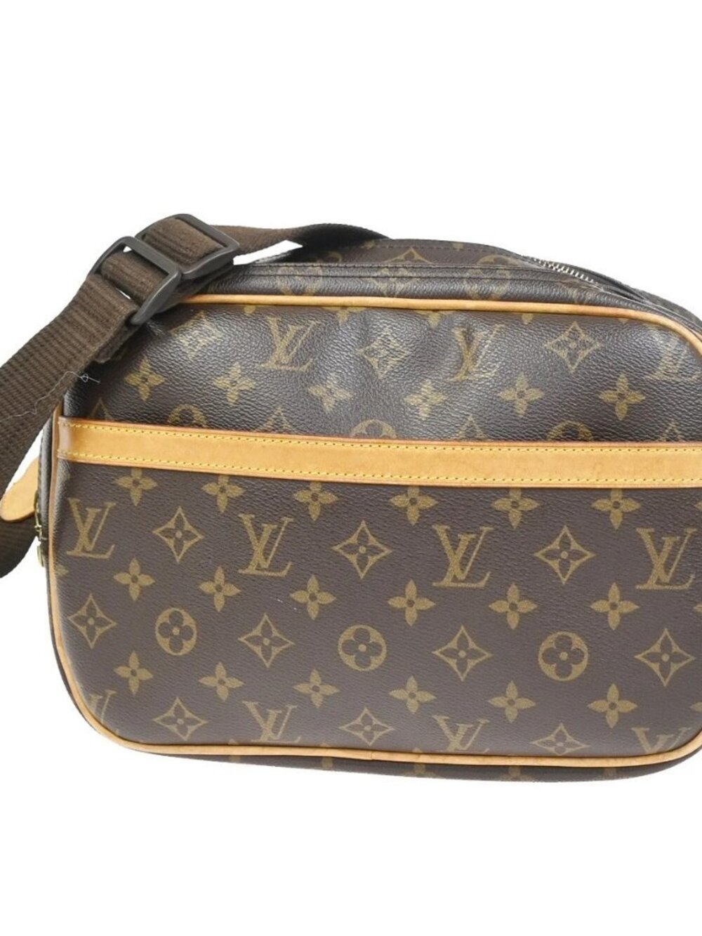 LOUIS VUITTON Reporter PM Crossbody Shoulder Bag Monogram Leather M45254 76TA597
